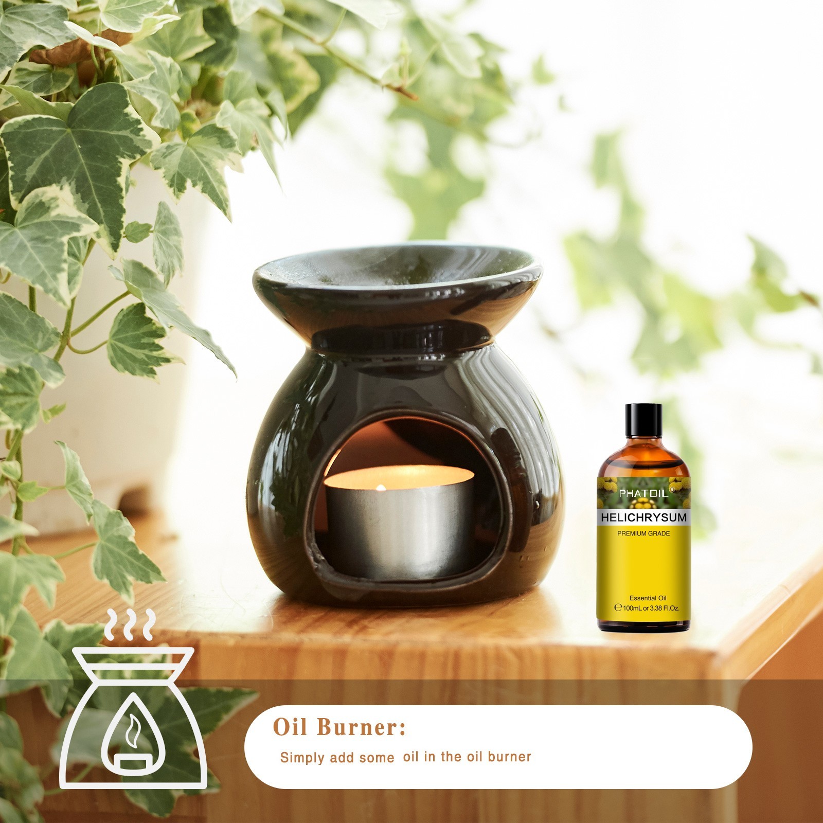 100 ml Essential Oil, Pure Natural -Therapeutic Grade w/Dropper -For Humidifier