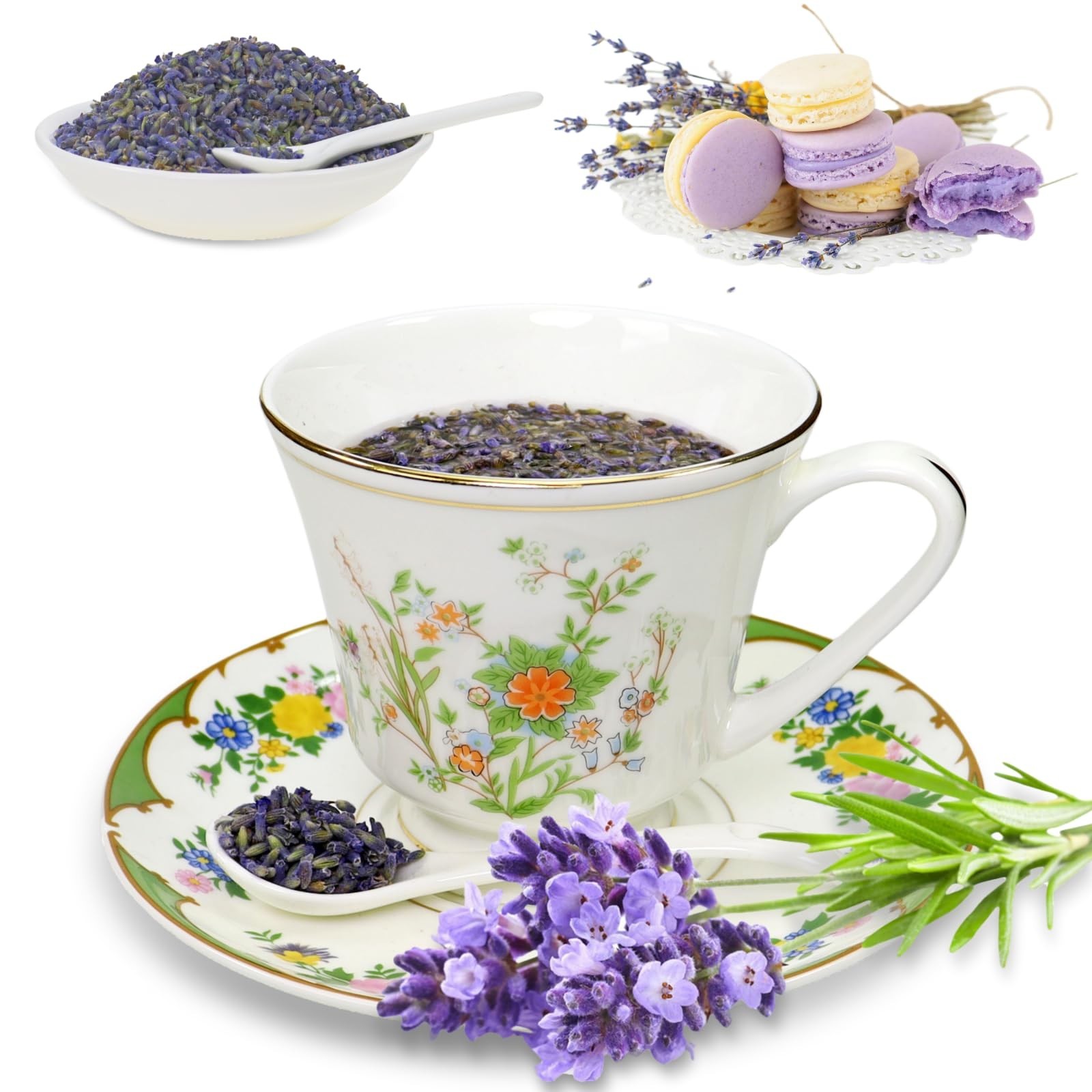Dried Lavender Flowers 7oz (200g), Calming Natural Lavender Buds for Bath Soa…
