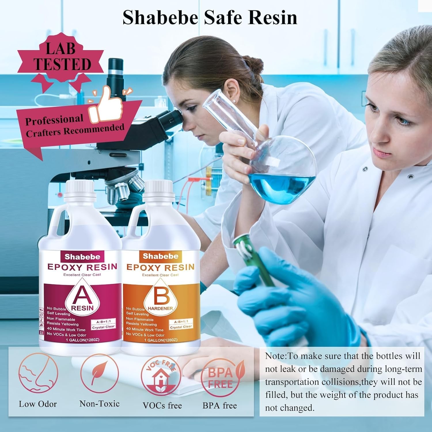 2 Gallon Self-Leveling Epoxy Resin – Perfect for River Tables & Crafts