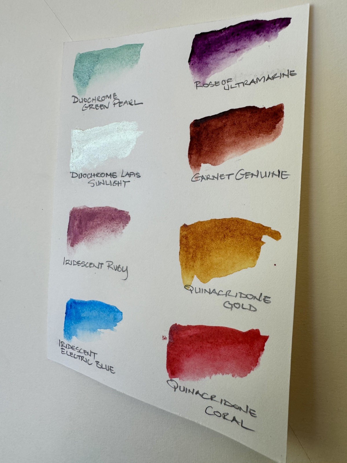 Luminescent 6 Color Dot sheets – Daniel Smith Extra Fine Watercolors