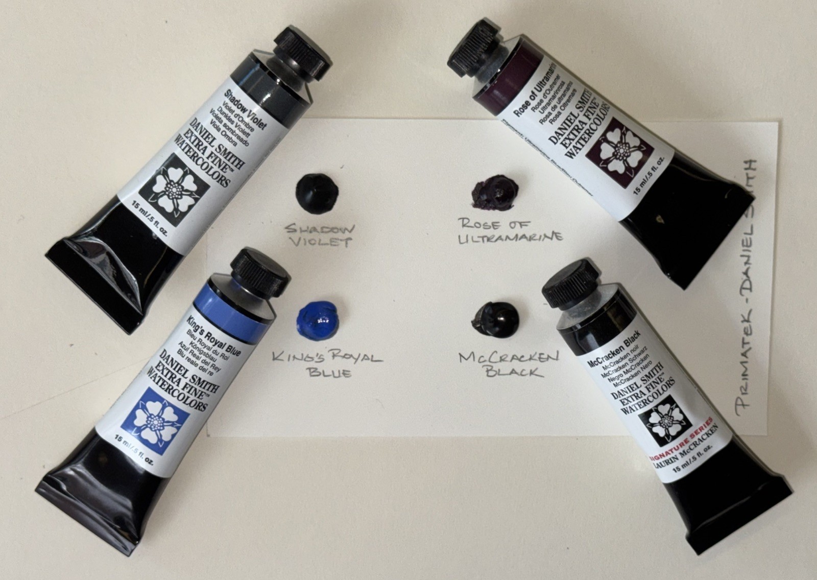 4 generous Color Dot sheets – Daniel Smith Extra Fine Watercolors