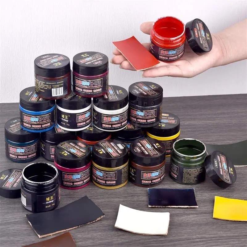 50G Leather Coloring Pigment Dye Liquid for Car Seats, Shoes, Bags & Crafts