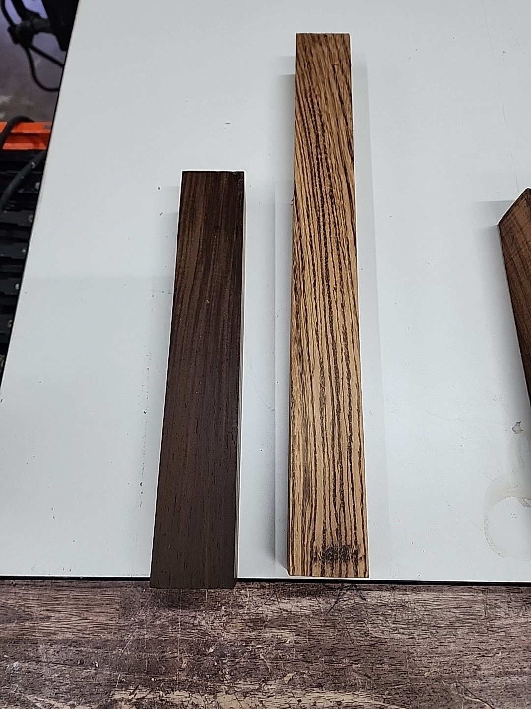 2 Pack Zebrawood 1-3/4″x2″x18-1/4″ And Cocobolo 2″x2″x12-1/8″