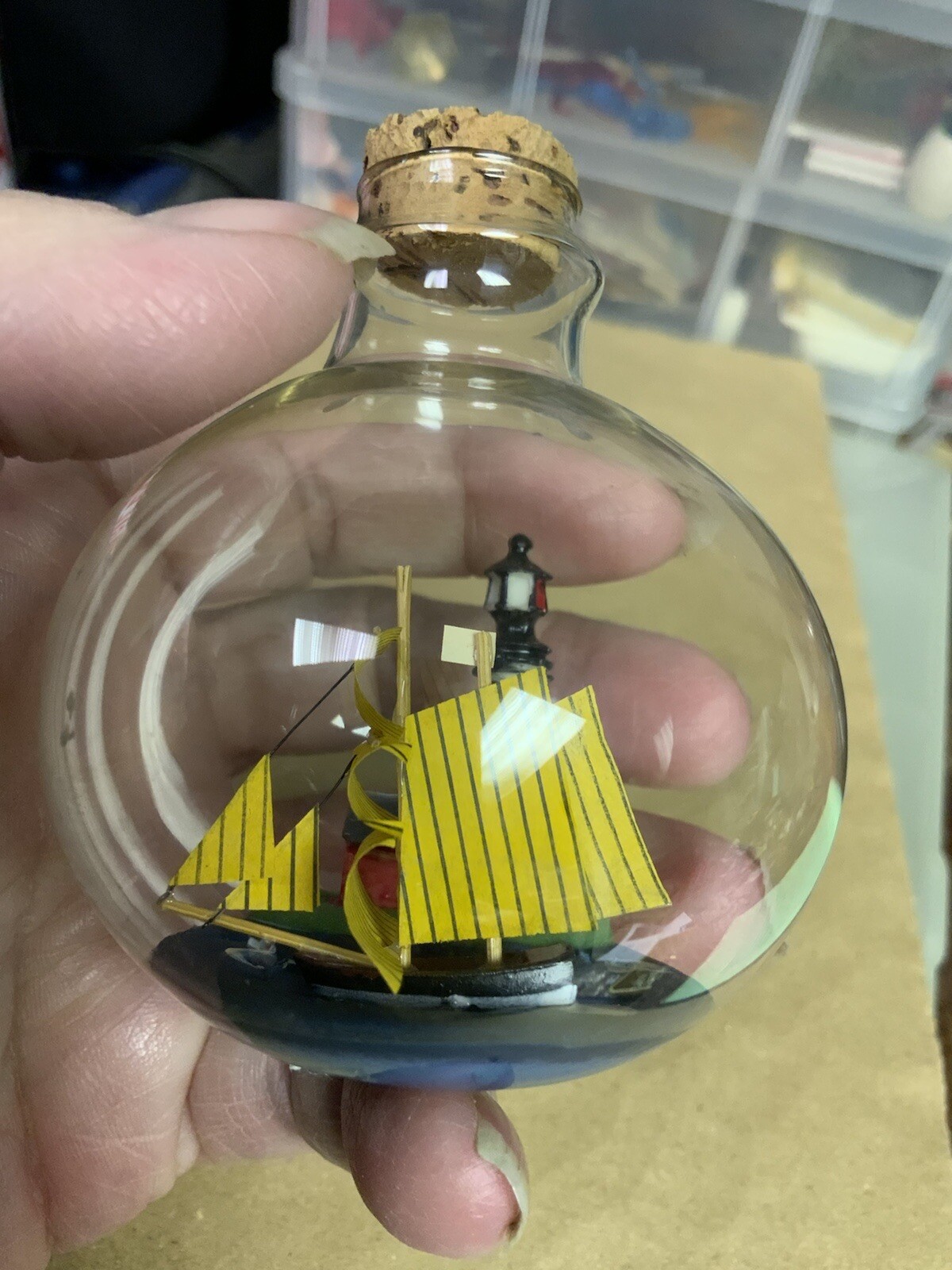 Craft Glass Bottle With Cork