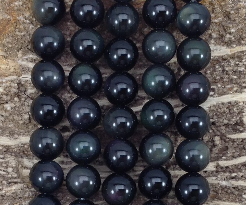 Rainbow Obsidian 6mm 8mm 10mm 12mm Round