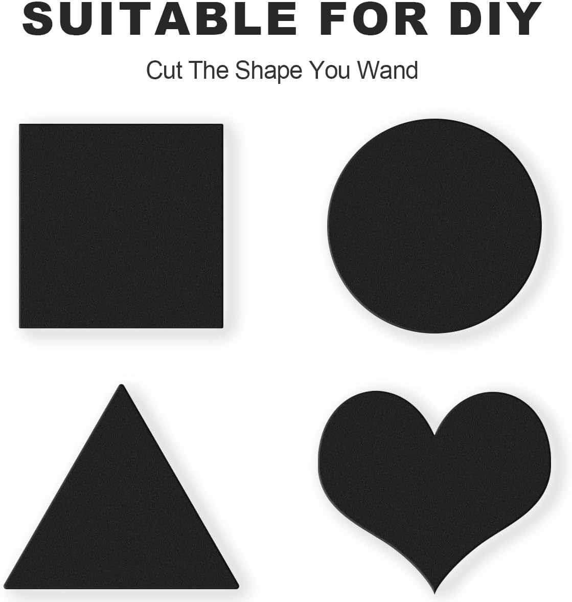 10 Pcs 1/8″ Thick Foam Padding Sheets with Adhesive Backing – 4″ X