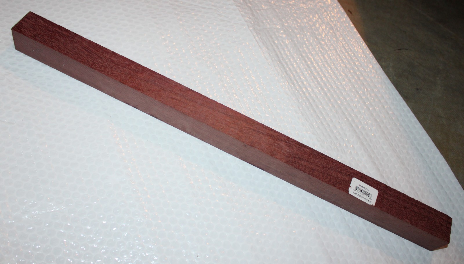 Purpleheart Wood 1 1/2″ x 1 1/2″ x 24″ Brazil 1 lb 12.3 oz. New Old Stock NOS