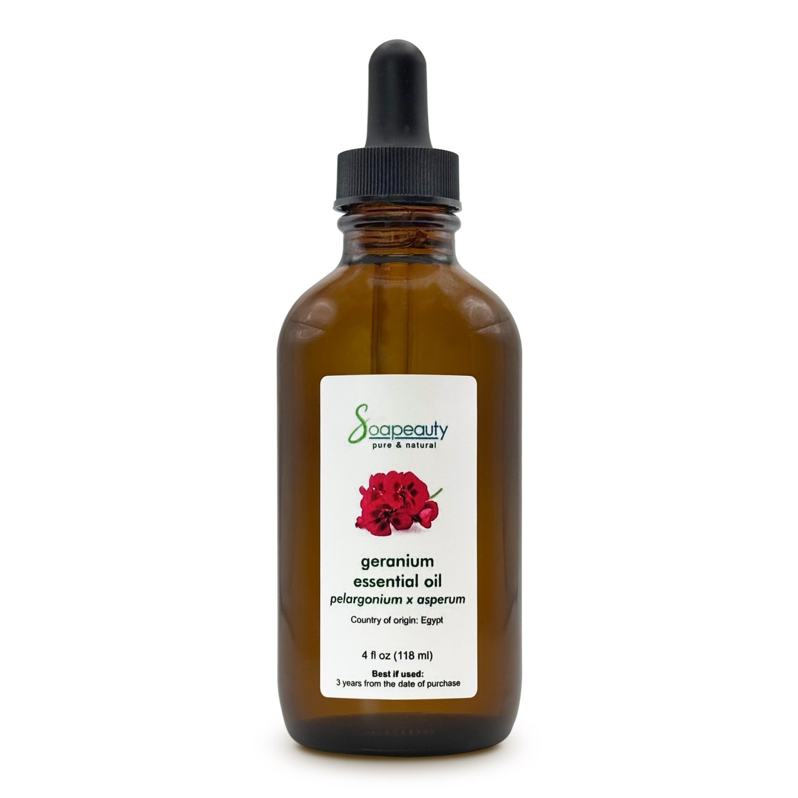 Geranium Essential Oil 100% Pure & Natural by Soapeauty