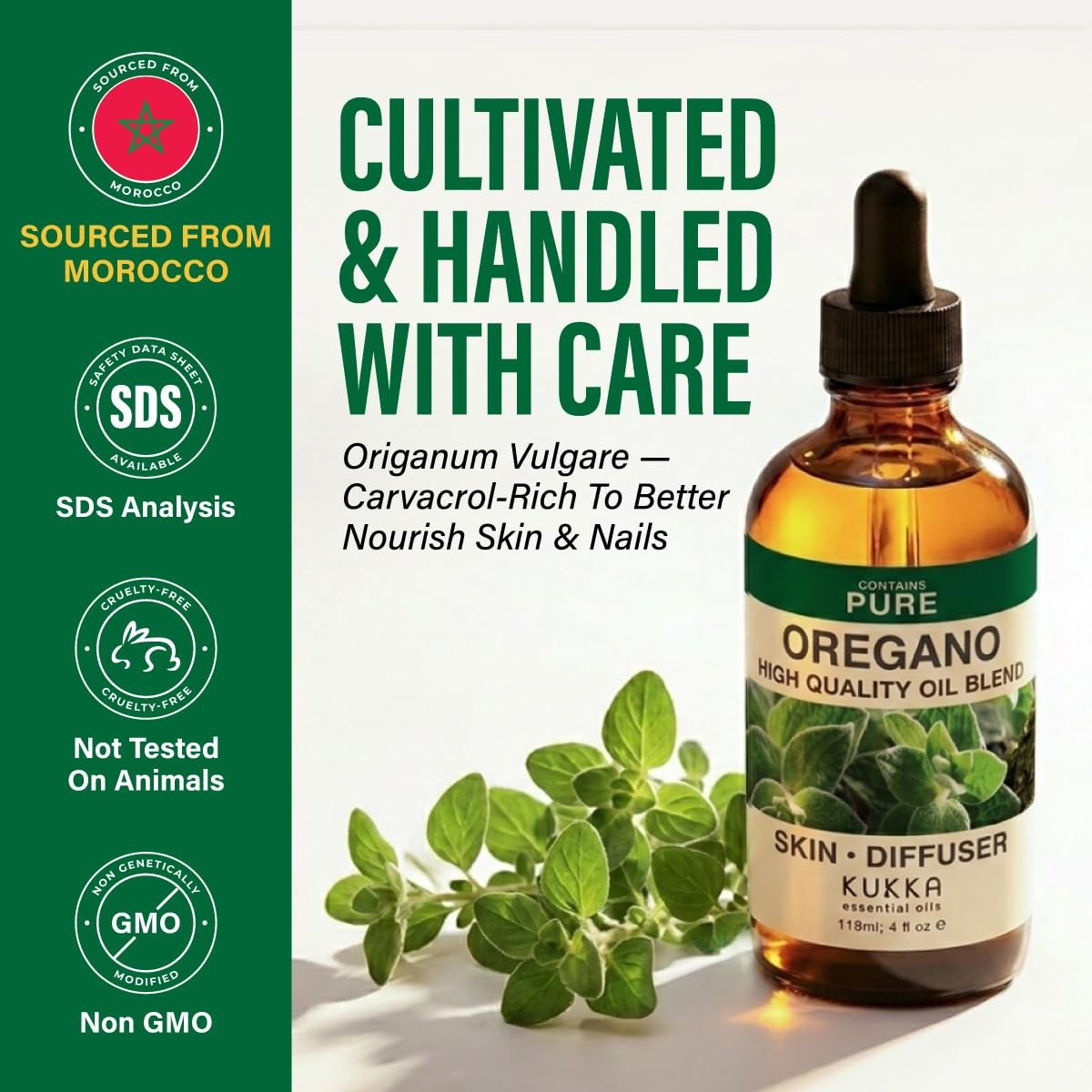 100% Pure Oregano Oil – 4 Fl Oz 4.00 (Pack of 1),