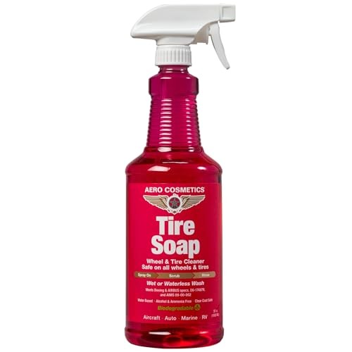 Tire Soap and Degreaser, Remove Tire Dirt, Oil Residue and More 32oz