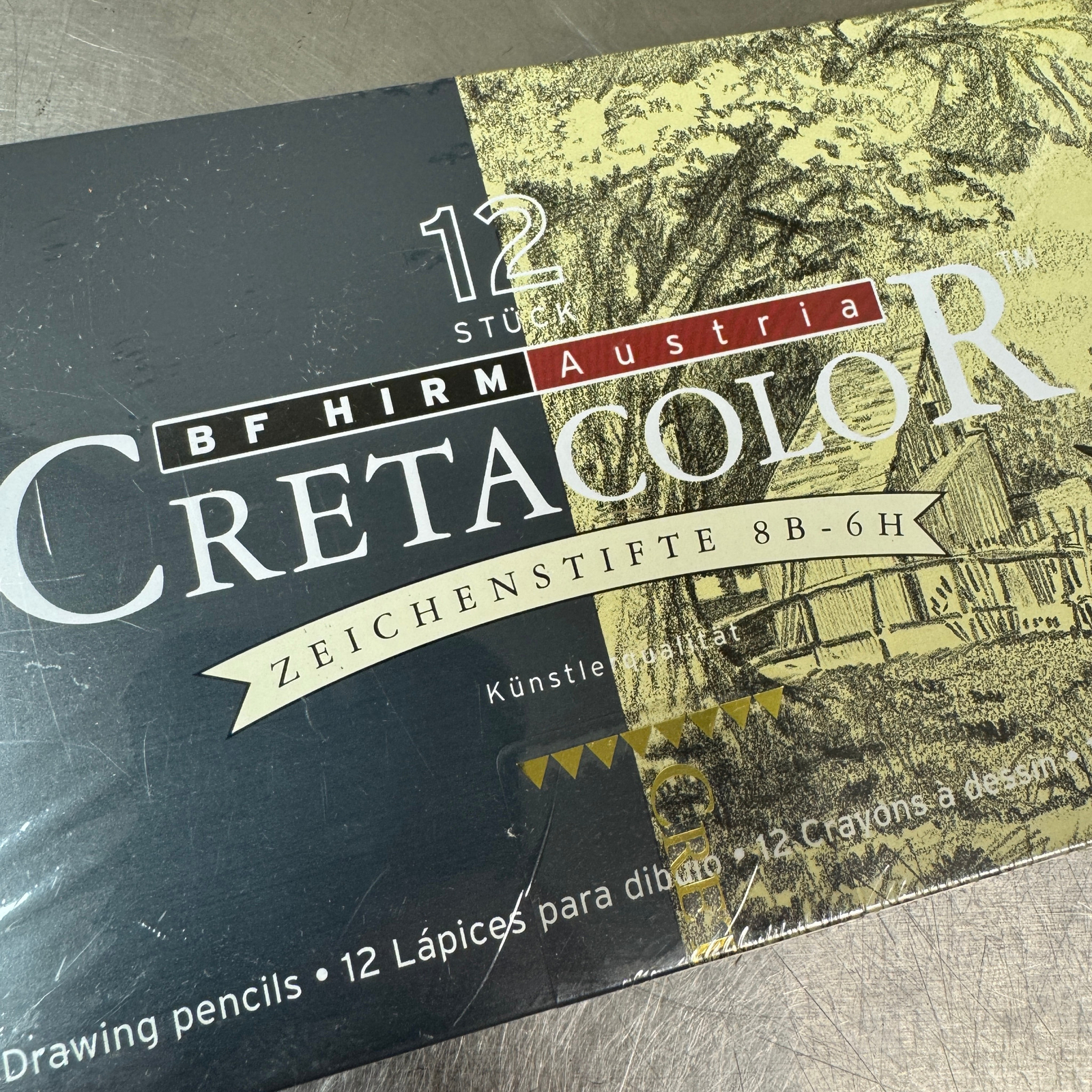 Cretacolor 12 Drawing Pencils ~ BF Hirm Austria – NEW / SEALED