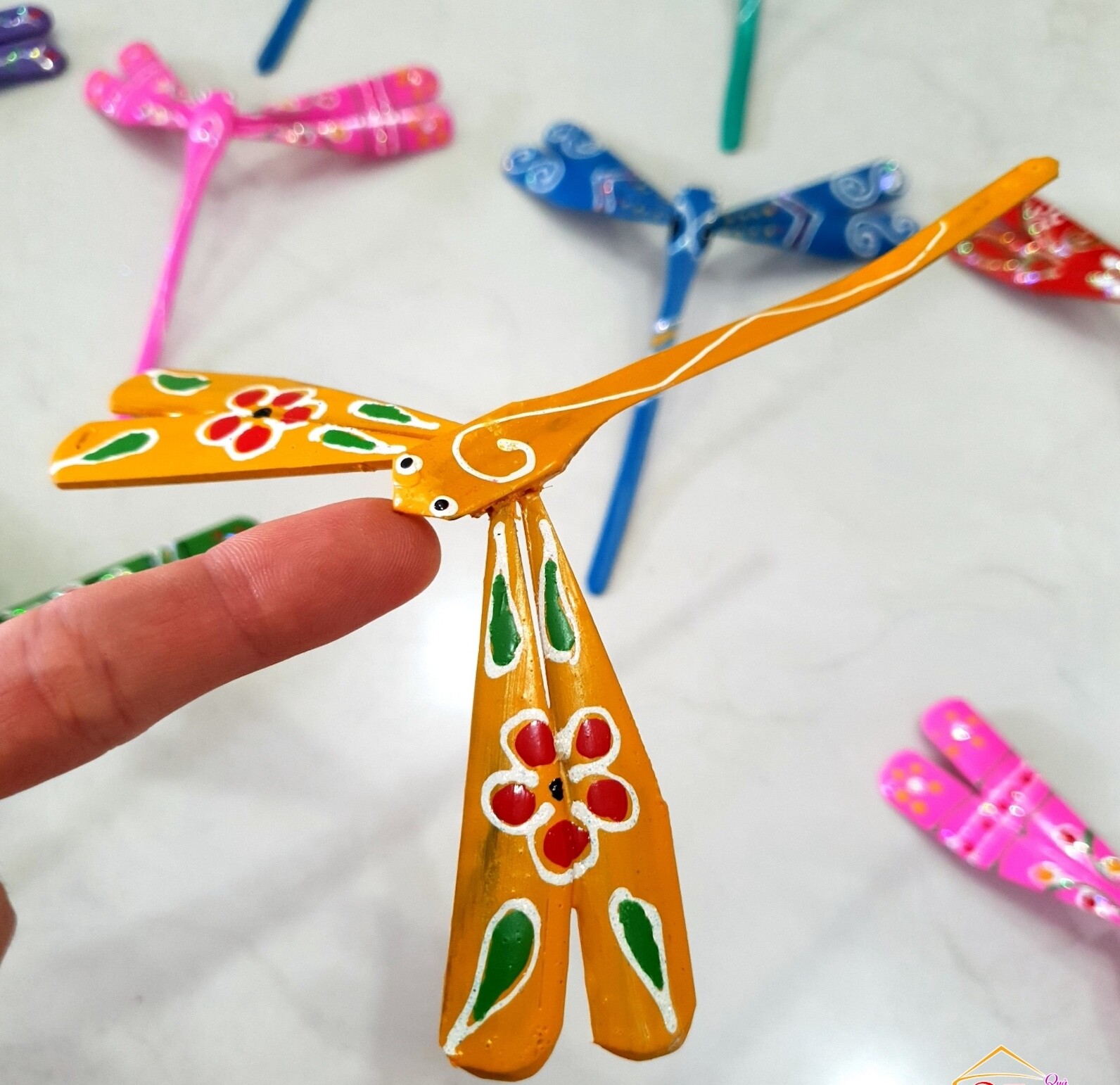 NEW 24H SHIP! Set 10 Handmade Bamboo Balancing Dragonfly ALL SIZES