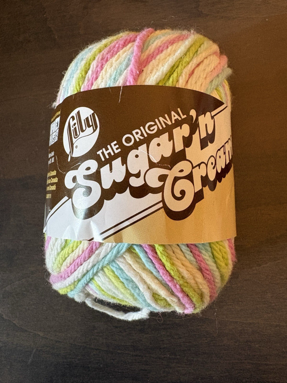Mixed Lot Of 2 Skeins Lily Sugar ‘N Cream Cotton Yarn Worsted Weight