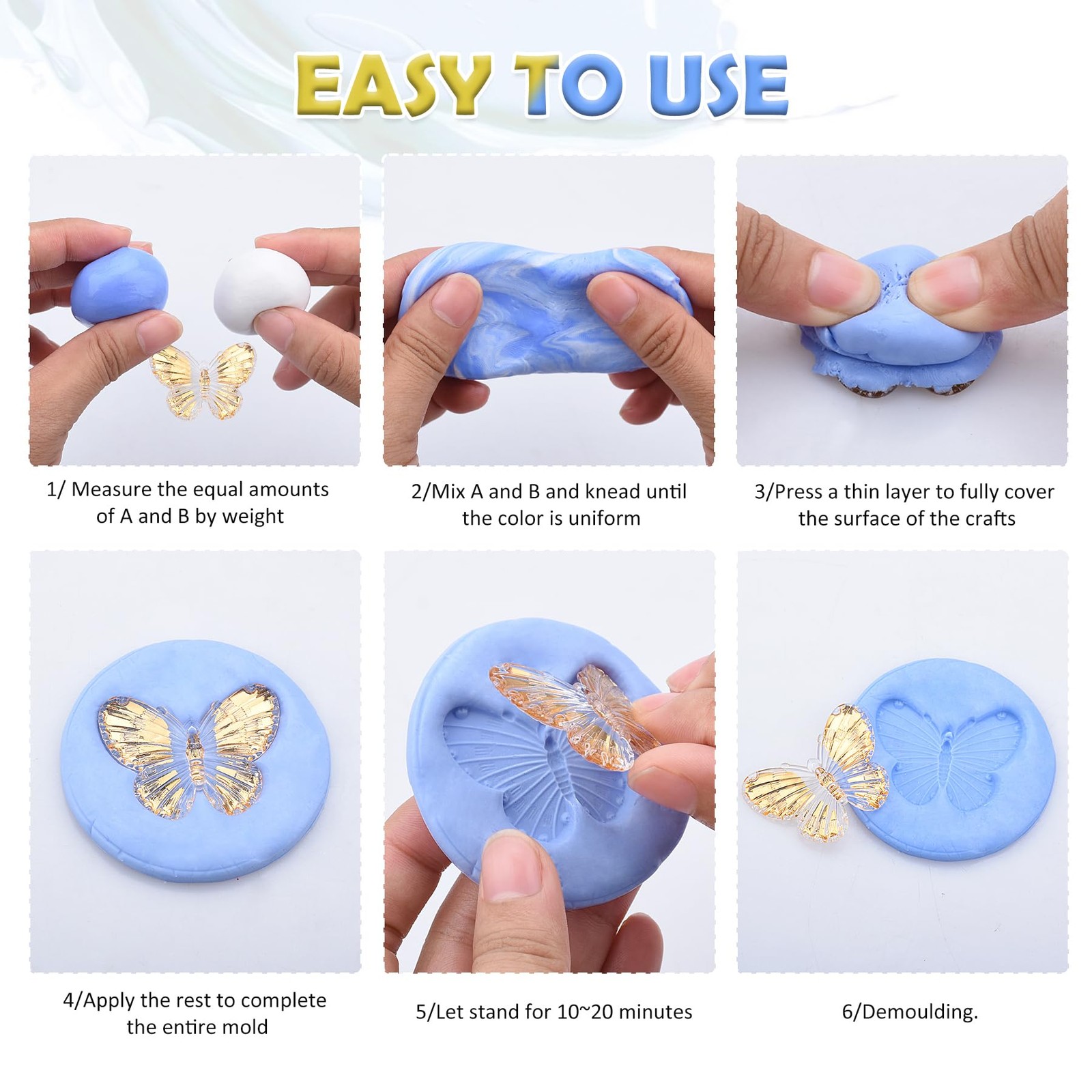 Silicone Putty – 7/8 LB Flexible Mold Making Kit – 400g