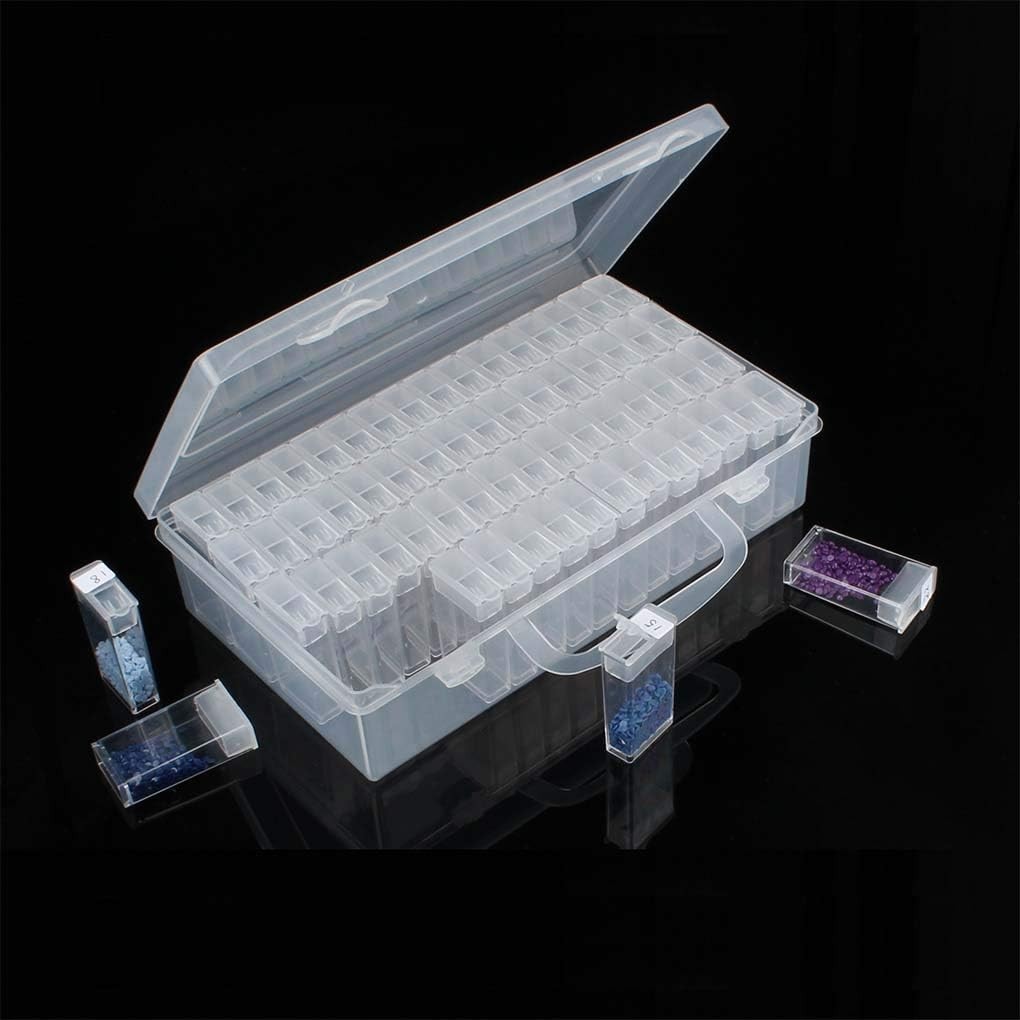 64 Grids 5D Diamond Painting Box Storage Containers Diamond Art DIY Accessories