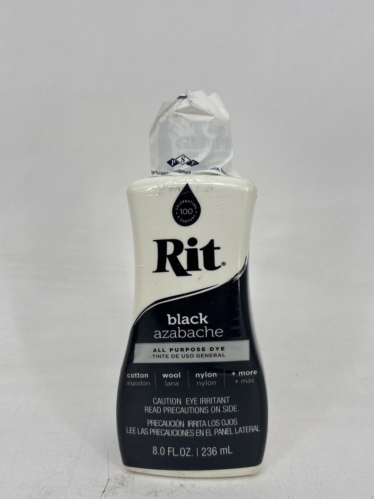 Rit Dye 88150 All Purpose Liquid Dye, Black, 8 Fl Oz (Pack of 1)