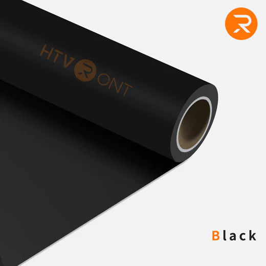 HTVRONT HTV Heat Transfer Vinyl Iron On Vinyl 12″ x 5-50 FT T-Shirt for Cut