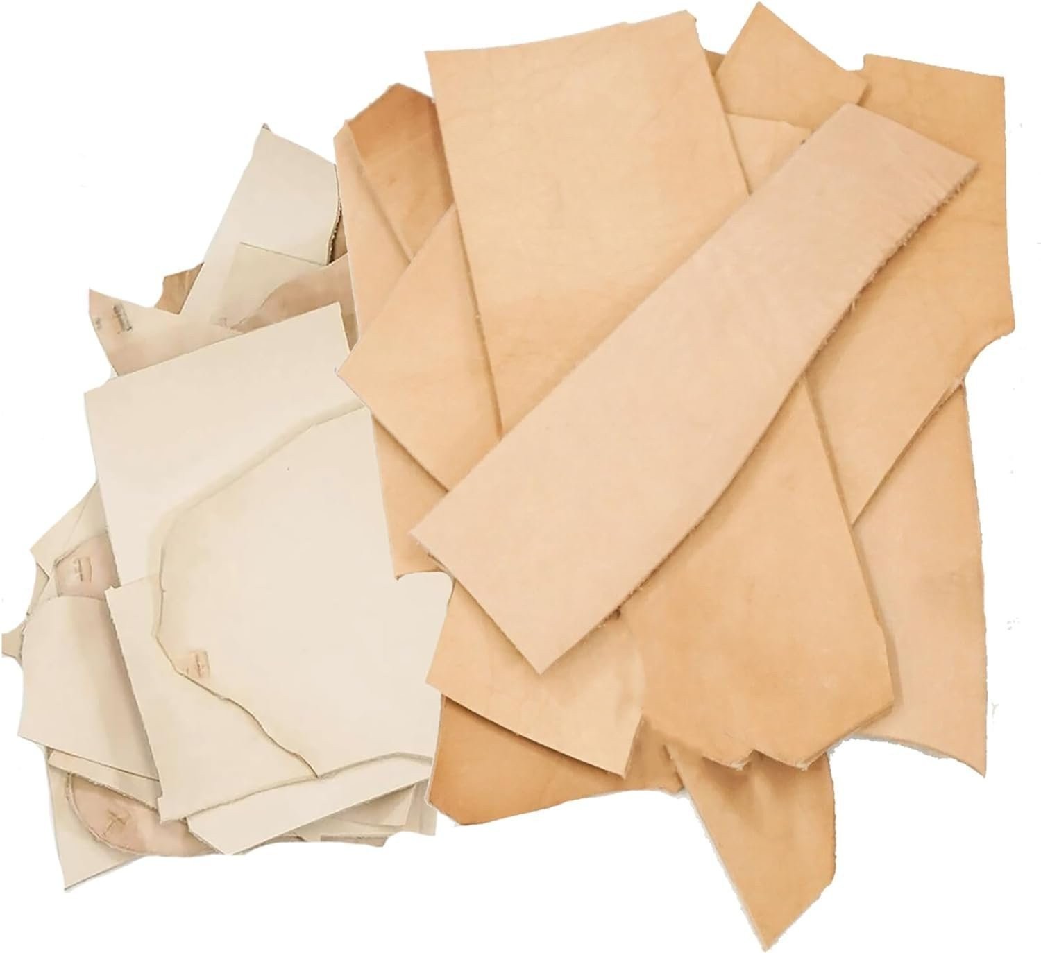 ELW Vegetable & OilTanned Leather Scraps 2-15 oz (1.4-6mm) 1-30 lb Sizes