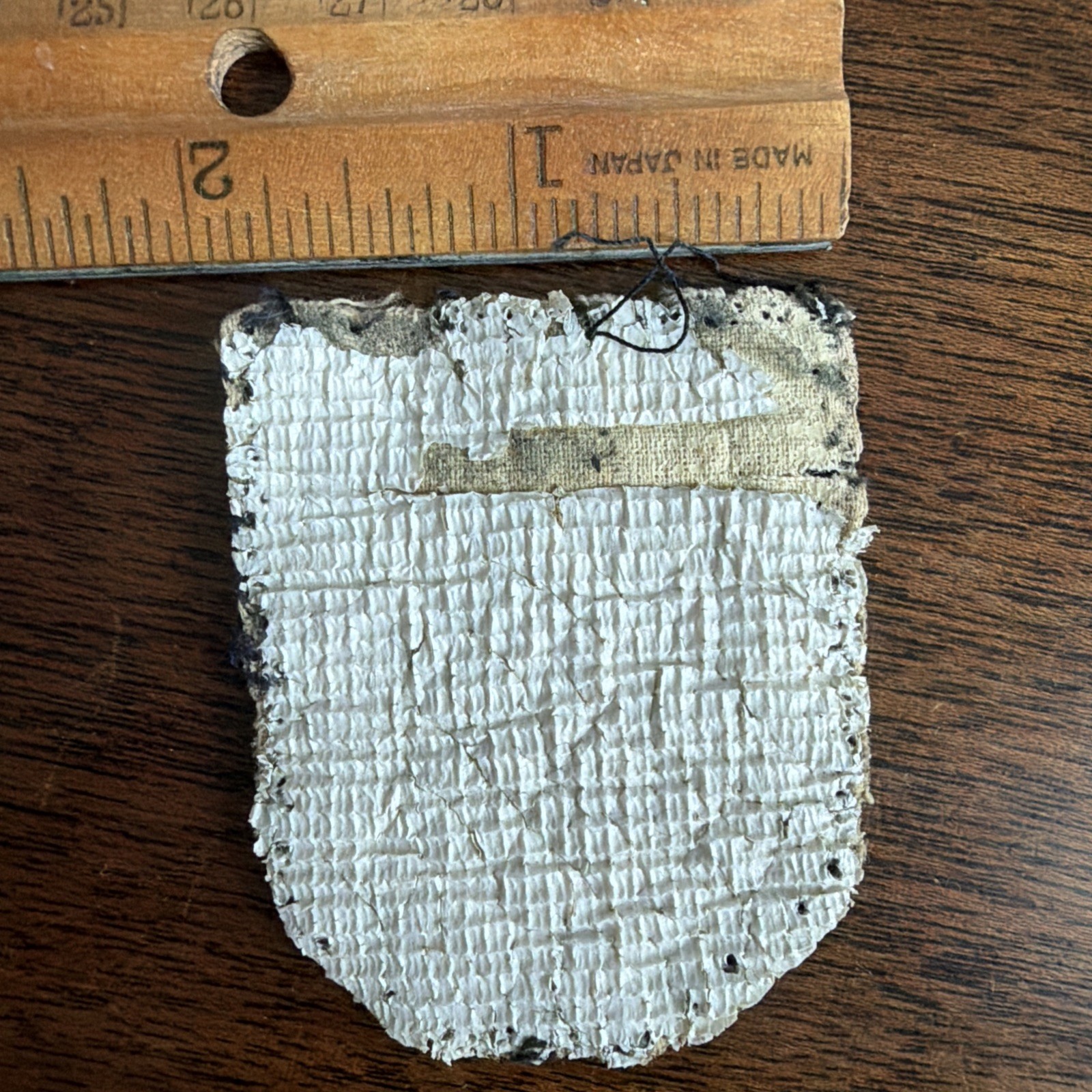 1960s Wales United Kingdom Dragon Passant Shield Felt Patch England UK Souvenir