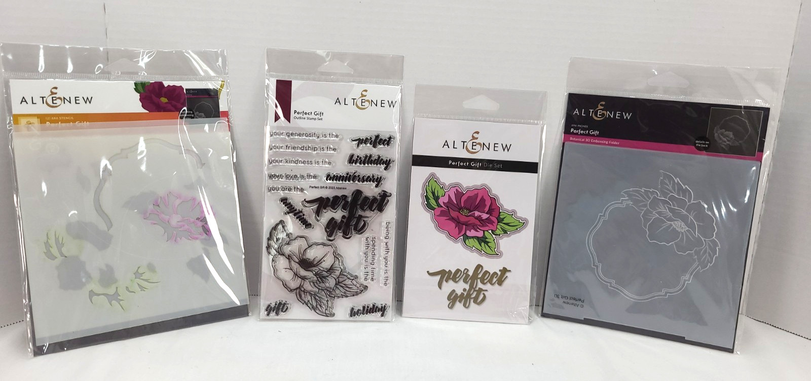 Alt E New Stamp Dies Stencils Emboss Crop & Create Fall 2023