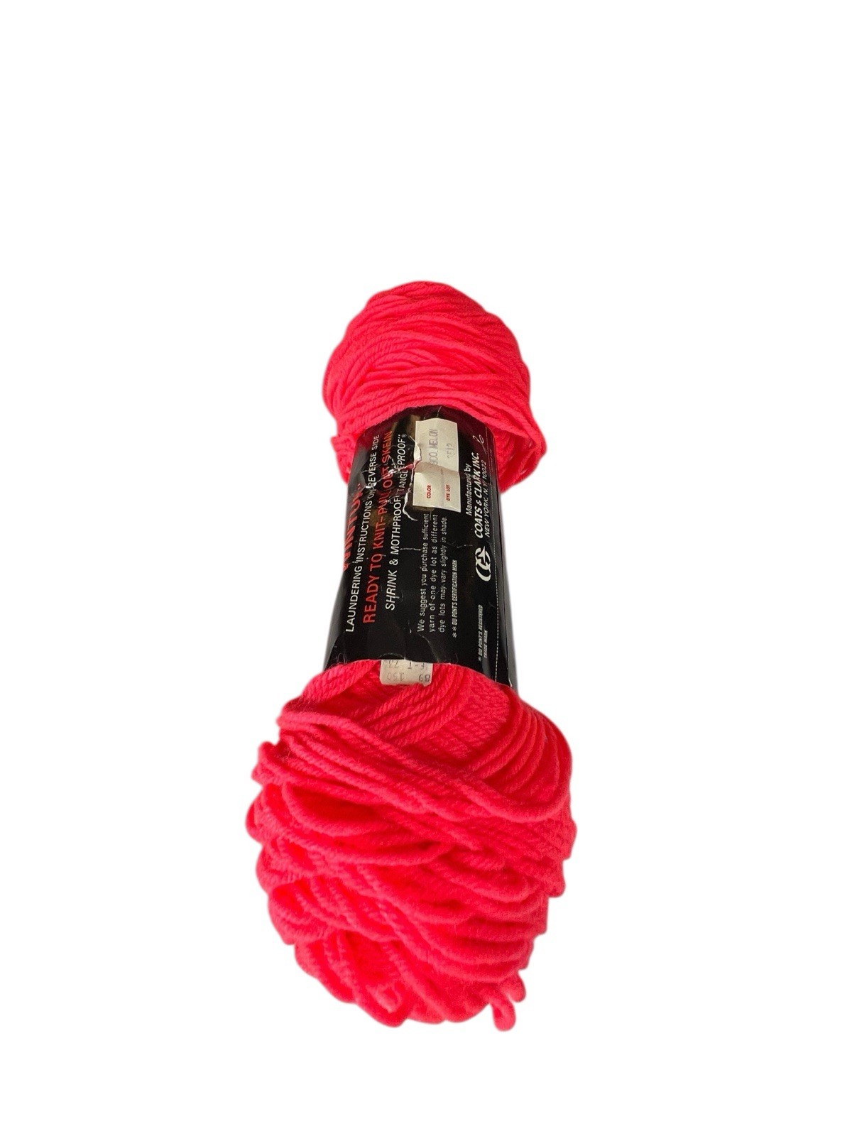 Vintage Red Heart Wintuk Orlon Acrylic Yarn – 1 Skein Color Melon #900
