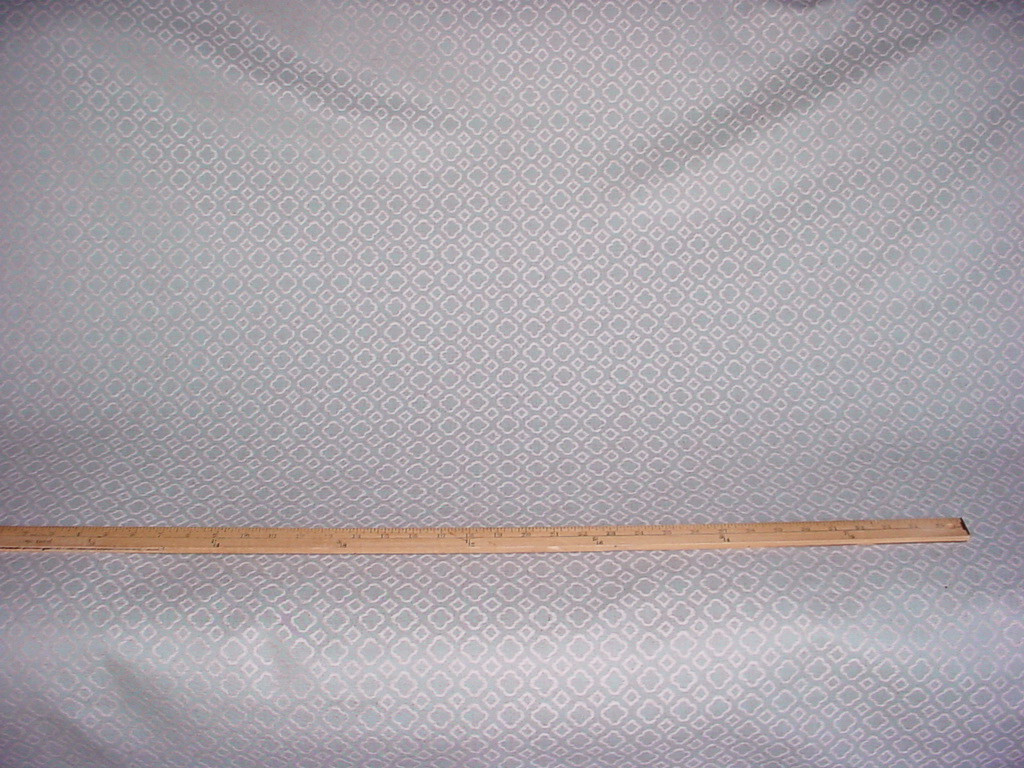 1-3/8Y Lee Jofa 201137 Castille Aqua Arabesque Linen Drapery Upholstery Fabric