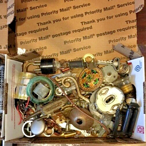 2 Pound lot of “STEAMPUNK Parts for ARTISTS” – varied small items-#DF2E27