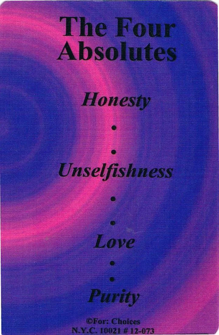 Wallet Card: 04 Absolutes