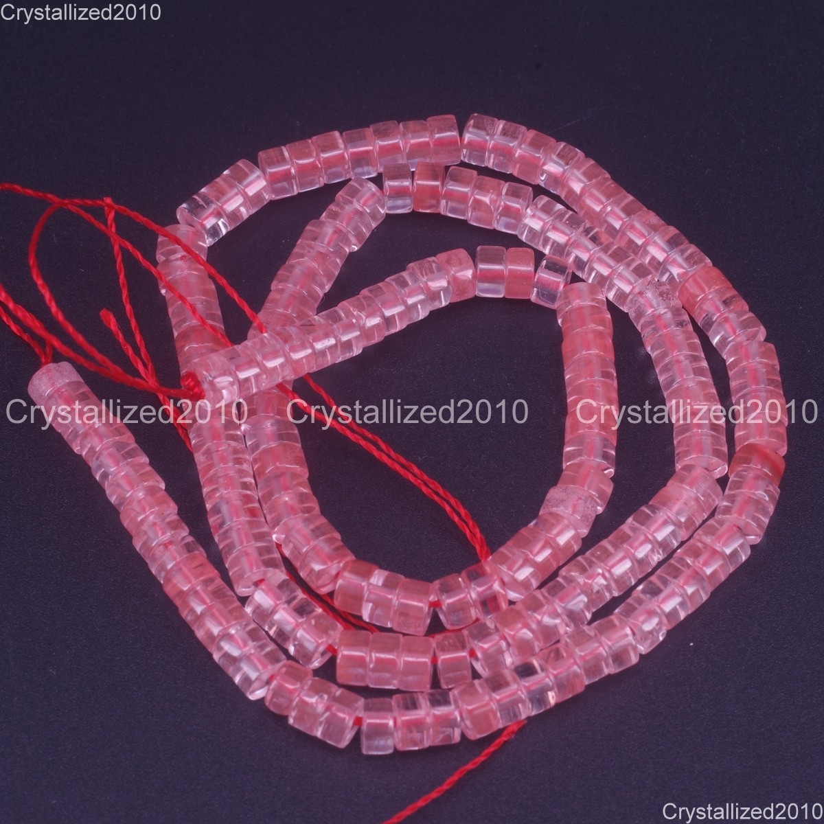 Natural Gemstones Heishi Cylinder Disc Spacer Beads Jewelry Making 2x4mm 15.5″