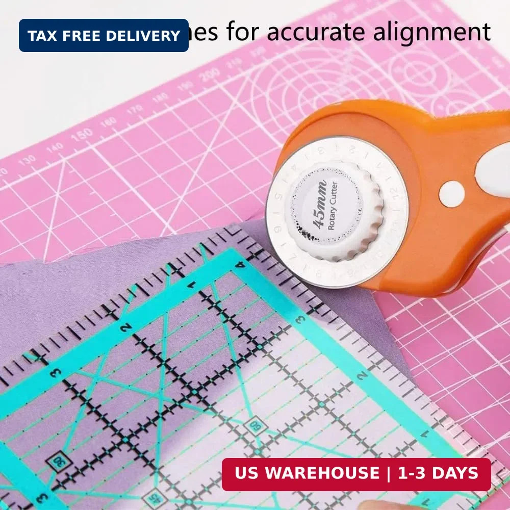 Quilting Rulers,3 Quilting Square Ruler Quilting Templates(2.5″X2.5″, 3.5″X3.5″,