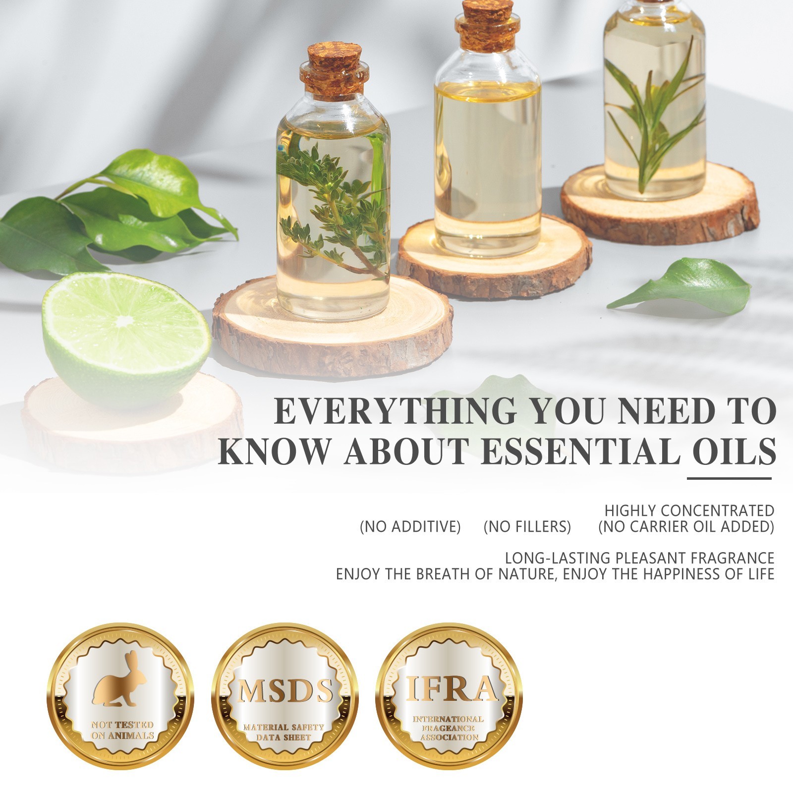 MAYJAM 100 mL Essential Oils 100% Pure & Natural Therapeutic Grade Aromatherapy