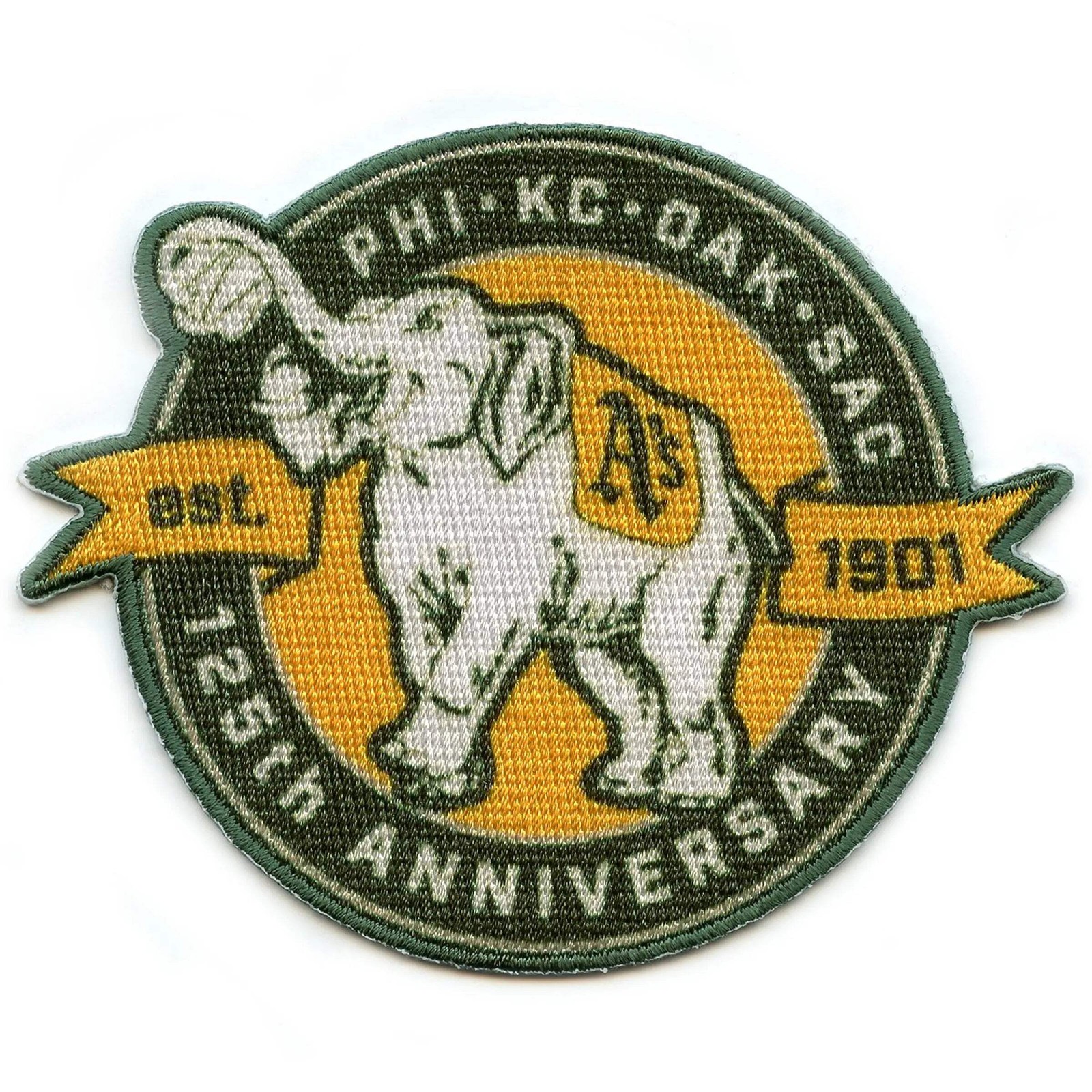 Oakland Athletics 125th Anniversary Jersey Patch Sacramento 2026