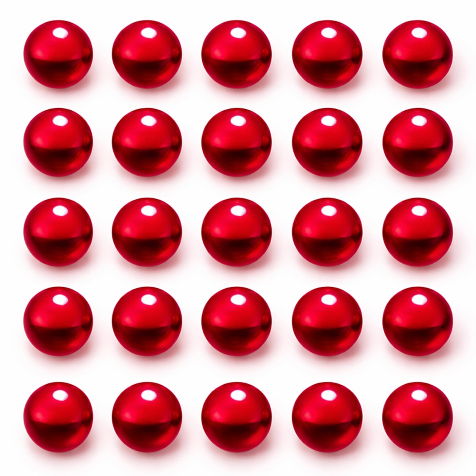 3mm Ruby Pearl 25 Pack 3mm, Red