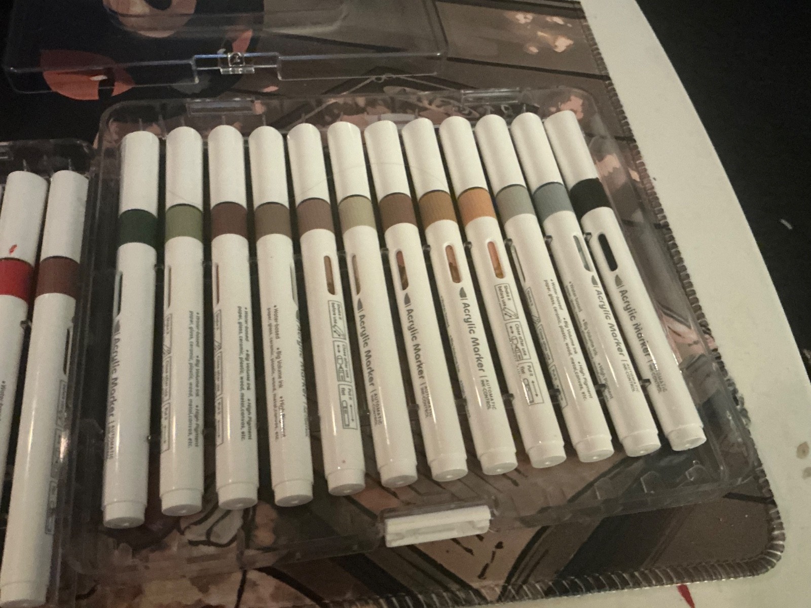 81 Artist’s Loft Watercolor Pencils & 60 Shuttle Art Acrylic Markers