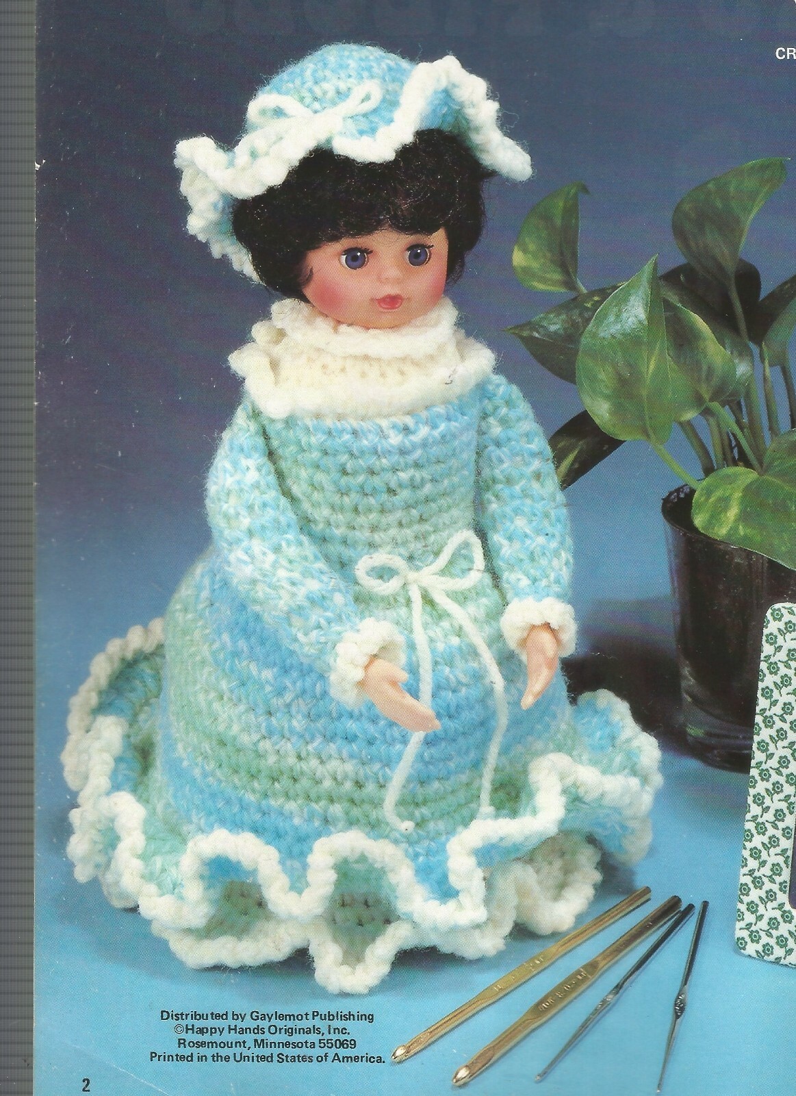 Crochet Patterns Santa Doll Dog Clown Poodle Container Bunny E13