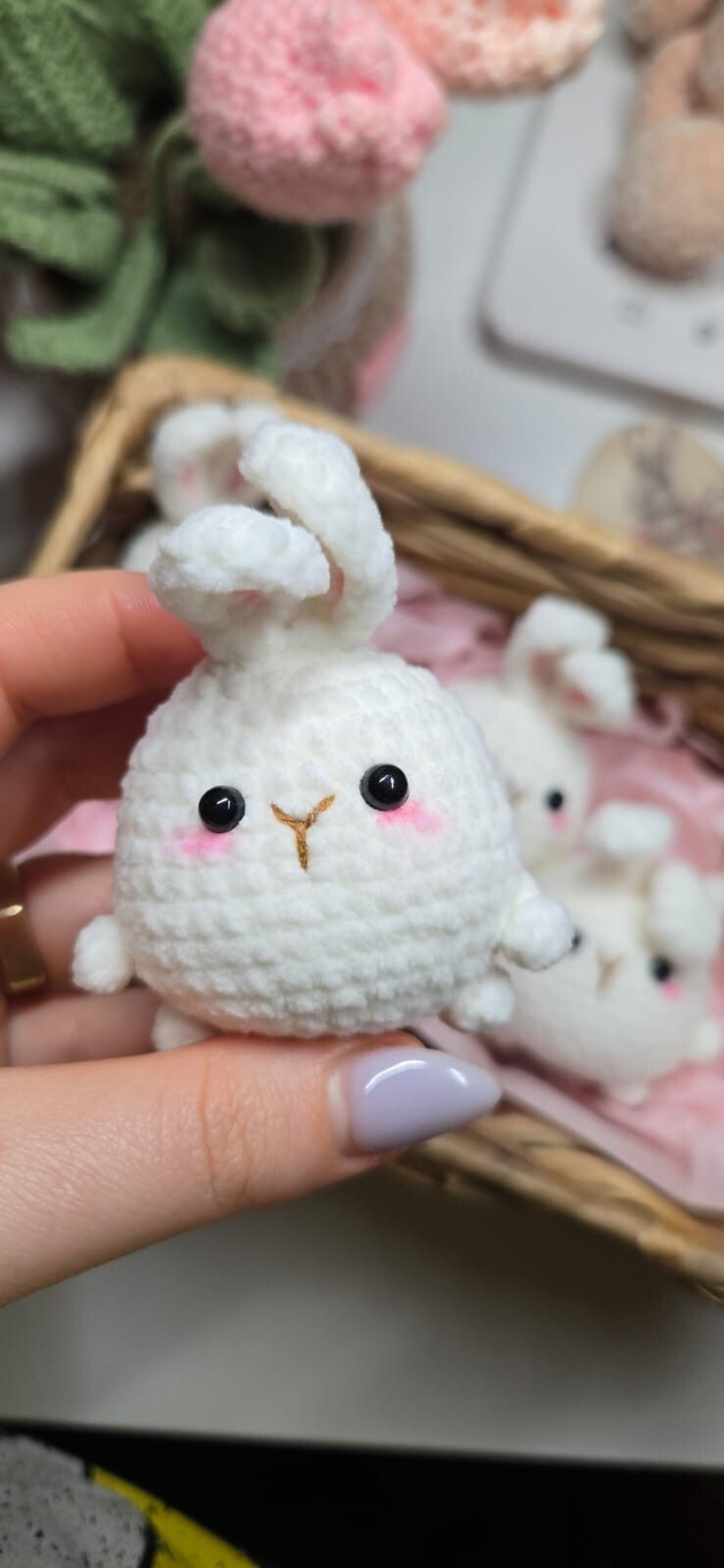 Crochet Bunny Easter egg, Crochet carrot bunny amigurumi, Crochet decor