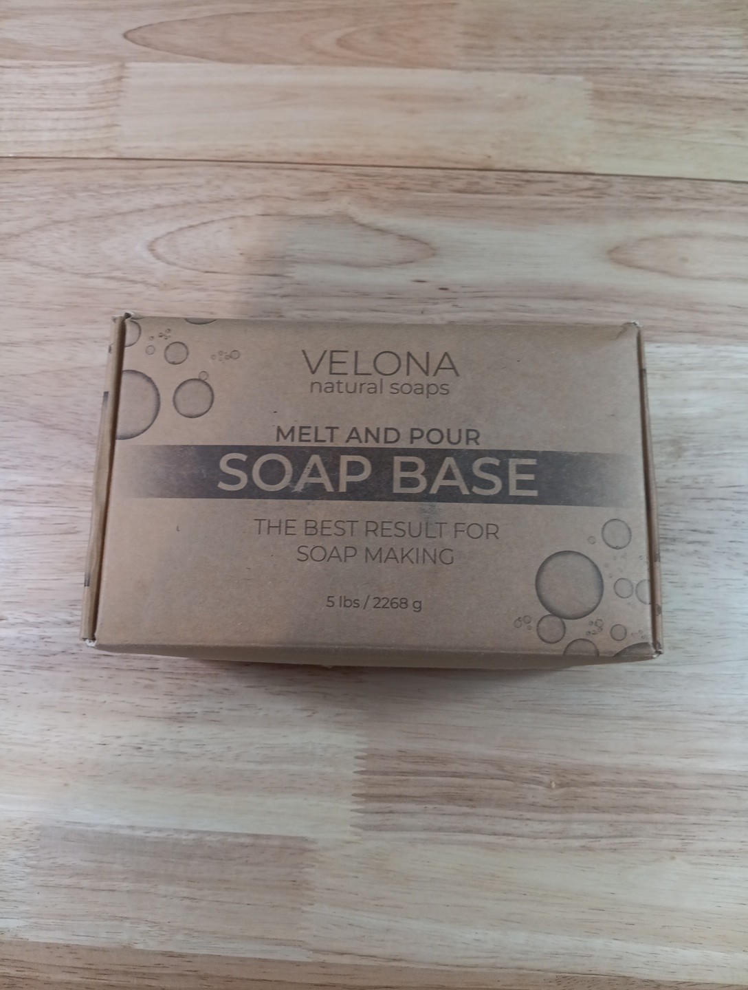 5 LB Shea Butter Melt and Pour Soap Base Velona Natural Soap New