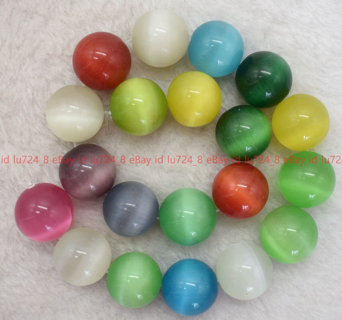 Stunning! 20mm Huge Natural Multicolor Gemstone Round Loose Beads 15″ Strand
