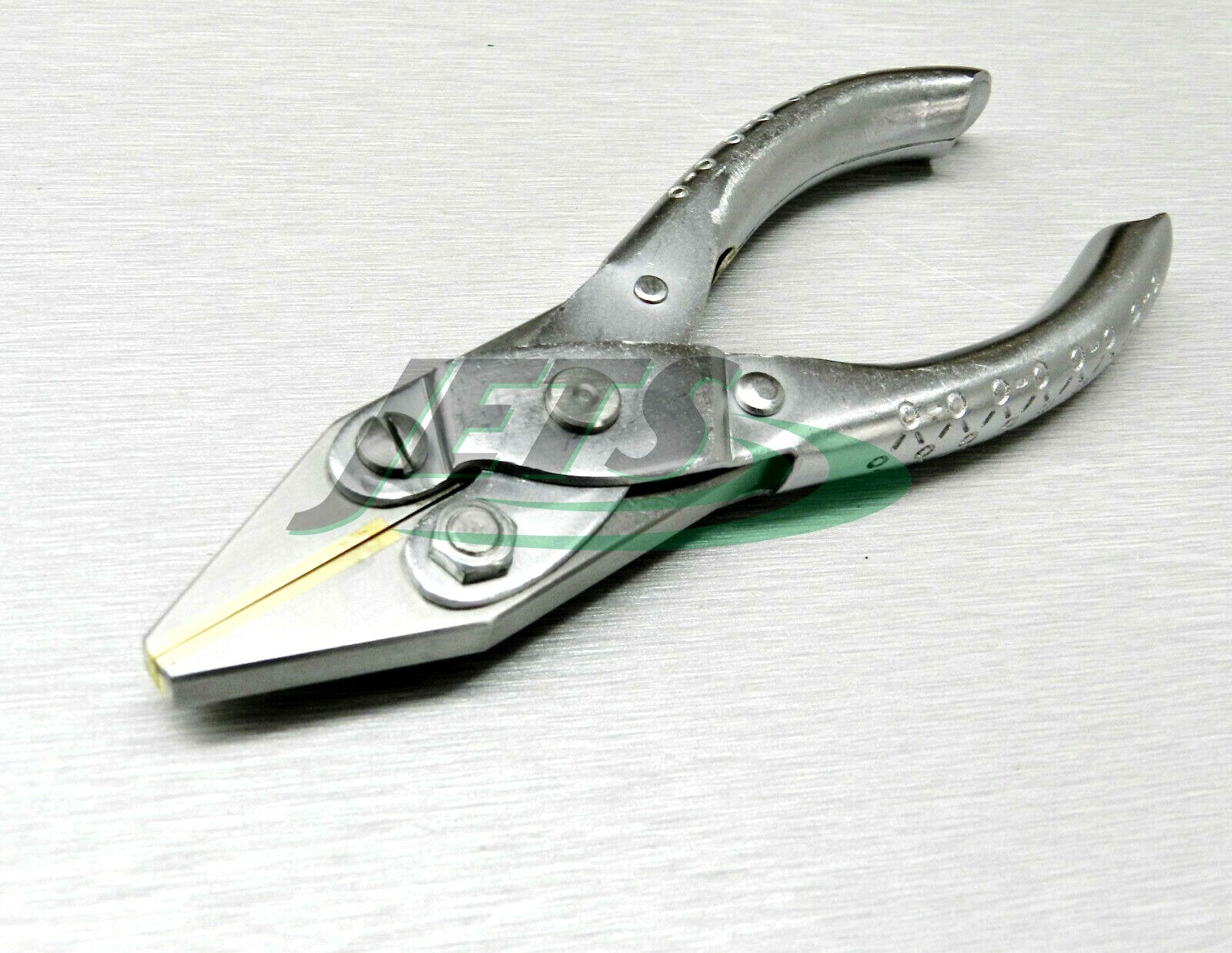 Brass Jaw Parallel Flat Nose Pliers 125mm Non Marring Jaws for Jewelry Crafts