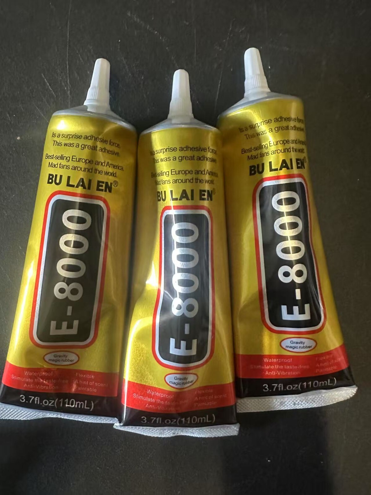 3pcs X 110ml E8000 Jewelry Rhinestones Glue E-8000 Clear Super Glue Transparent