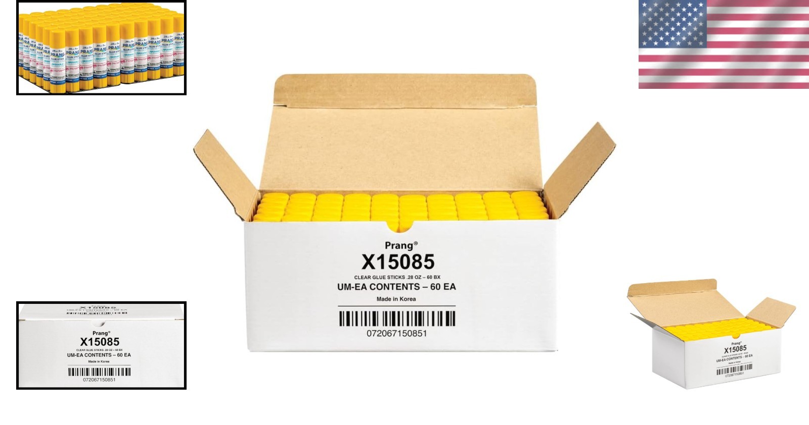 Bulk Pack Clear Glue Sticks – 60 Sticks