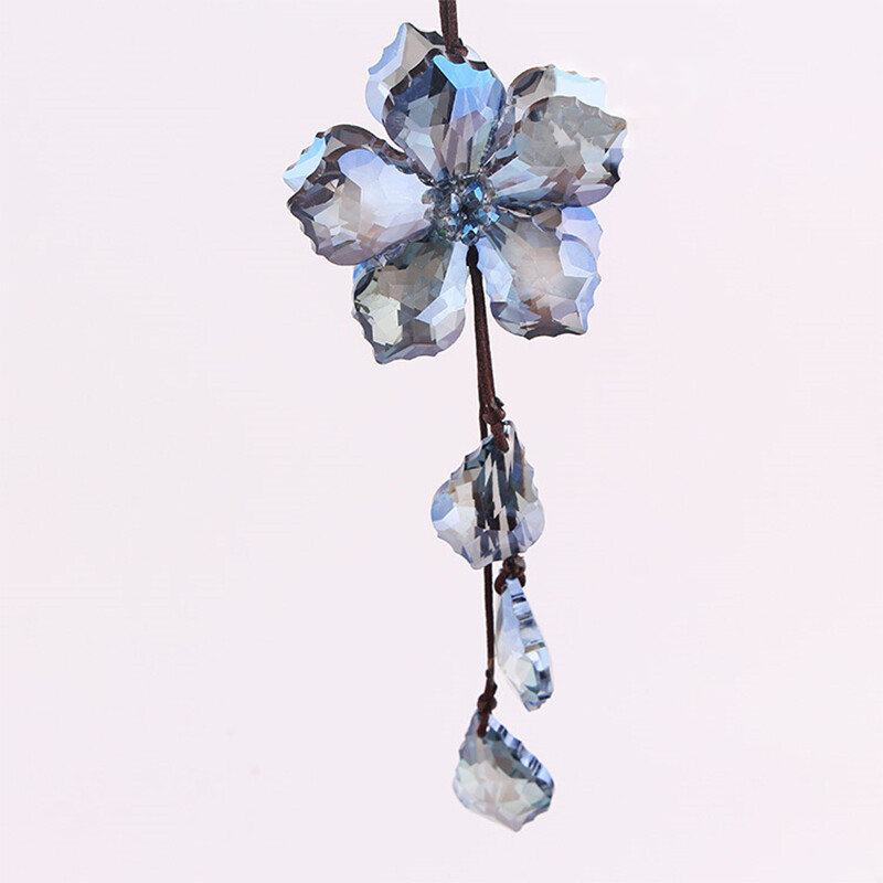 Artificial Crystal Hanging Ornaments Bling Car Rear View Mirror Pendant Decors