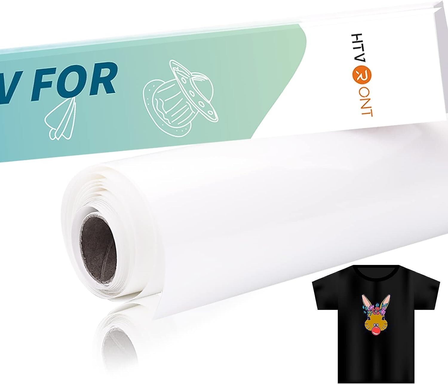 HTVRONT Sublimation HTV for Dark Fabric/Light Fabric – Matte Sublimation Vinyl 1