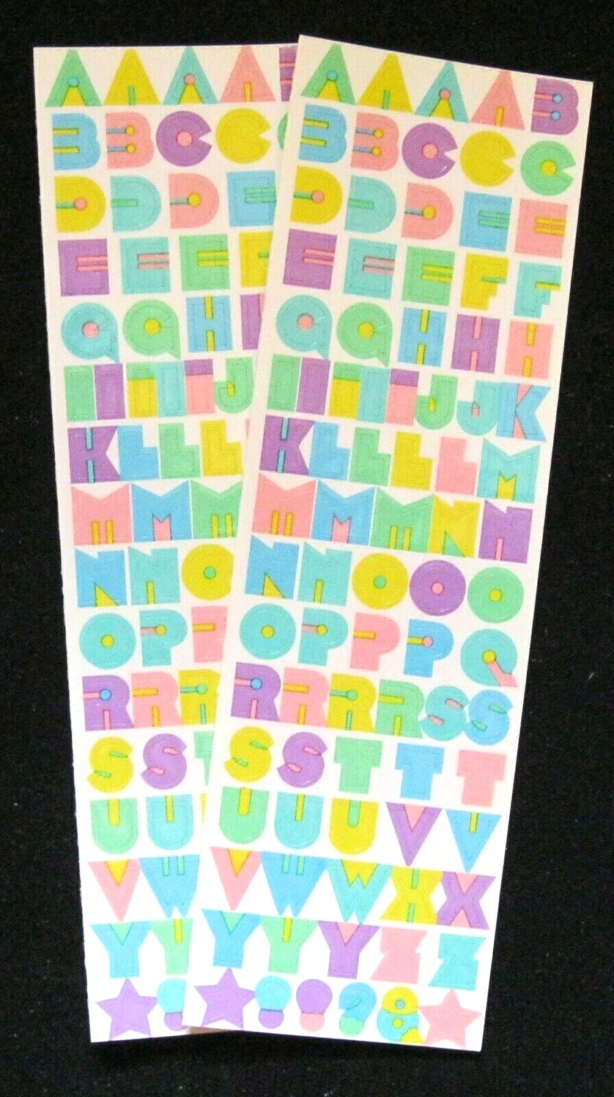 Mrs Grossman Alphabet Variety Sticker Sheets *Your Choice* See Description