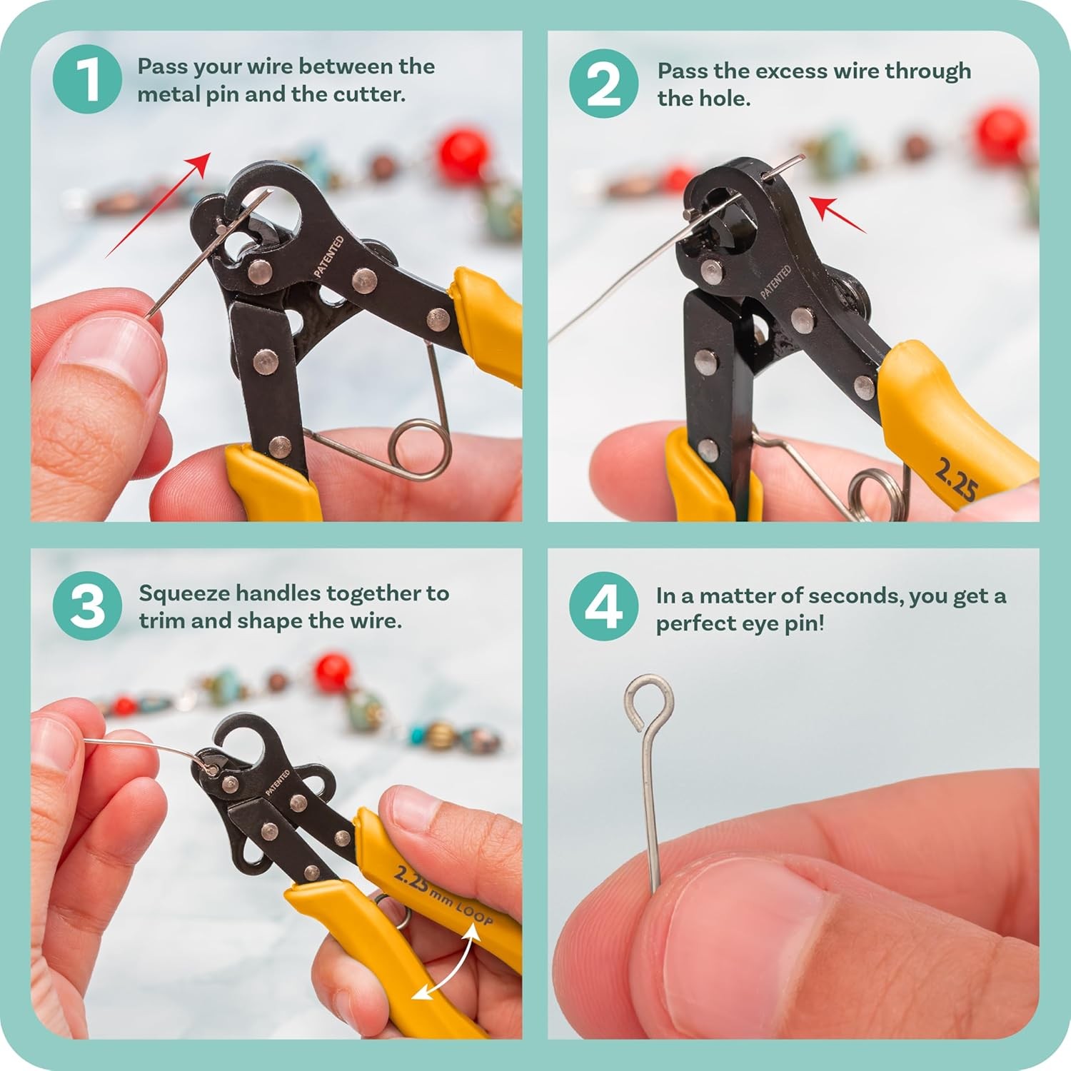 The Beadsmith One Step Looper Tool 2.25mm Wire Loop Maker for Jewelry Craft