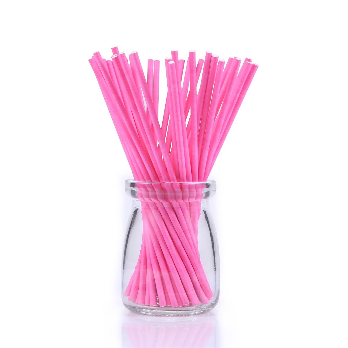 210ct 6 inch Colored Lollipop Sticks 7 Colors for Cake Pops Apple Candy