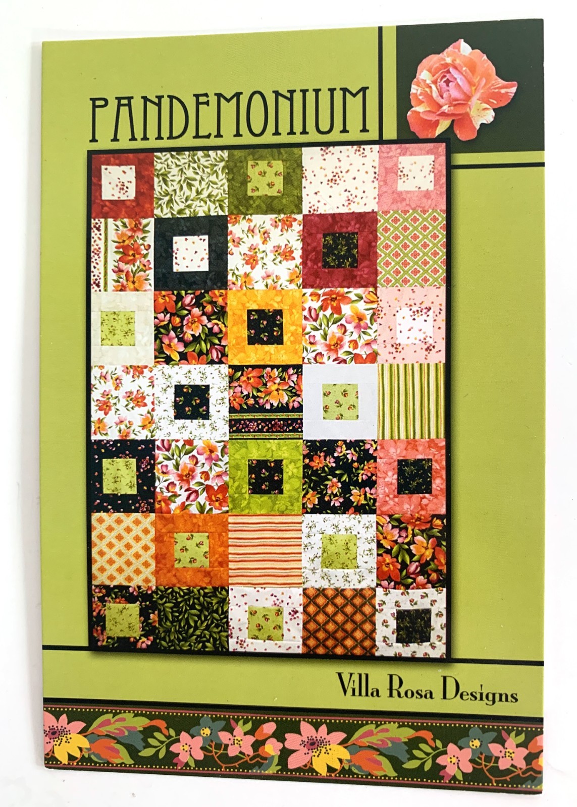 Lot of 7 Villa Rosa Designs Quilt Pattern Cards