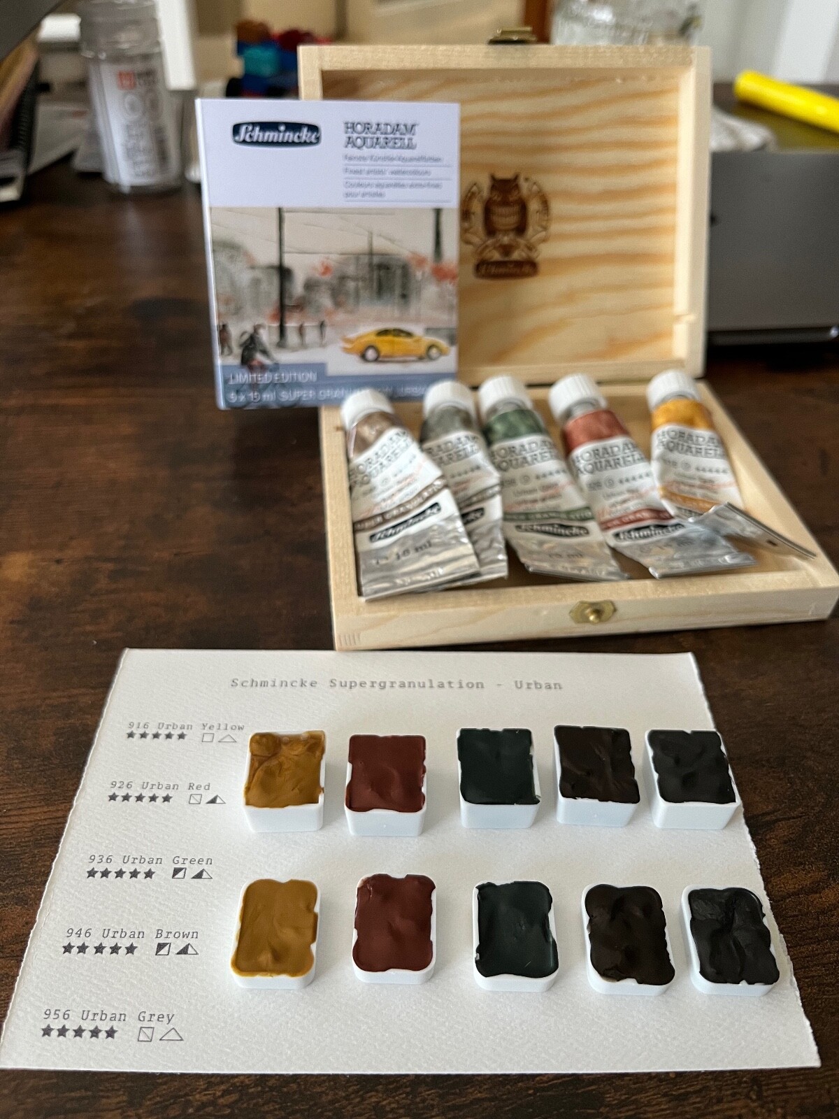 Schmincke Horadam Watercolor Super Granulating Sample Set | Assorted Colors