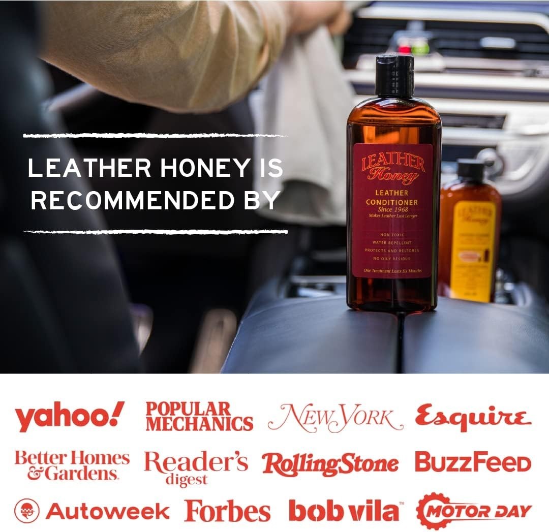 Complete Leather Care Kit: Cleaner, Conditioner, 2 Cloths. Non-Toxic Leather …