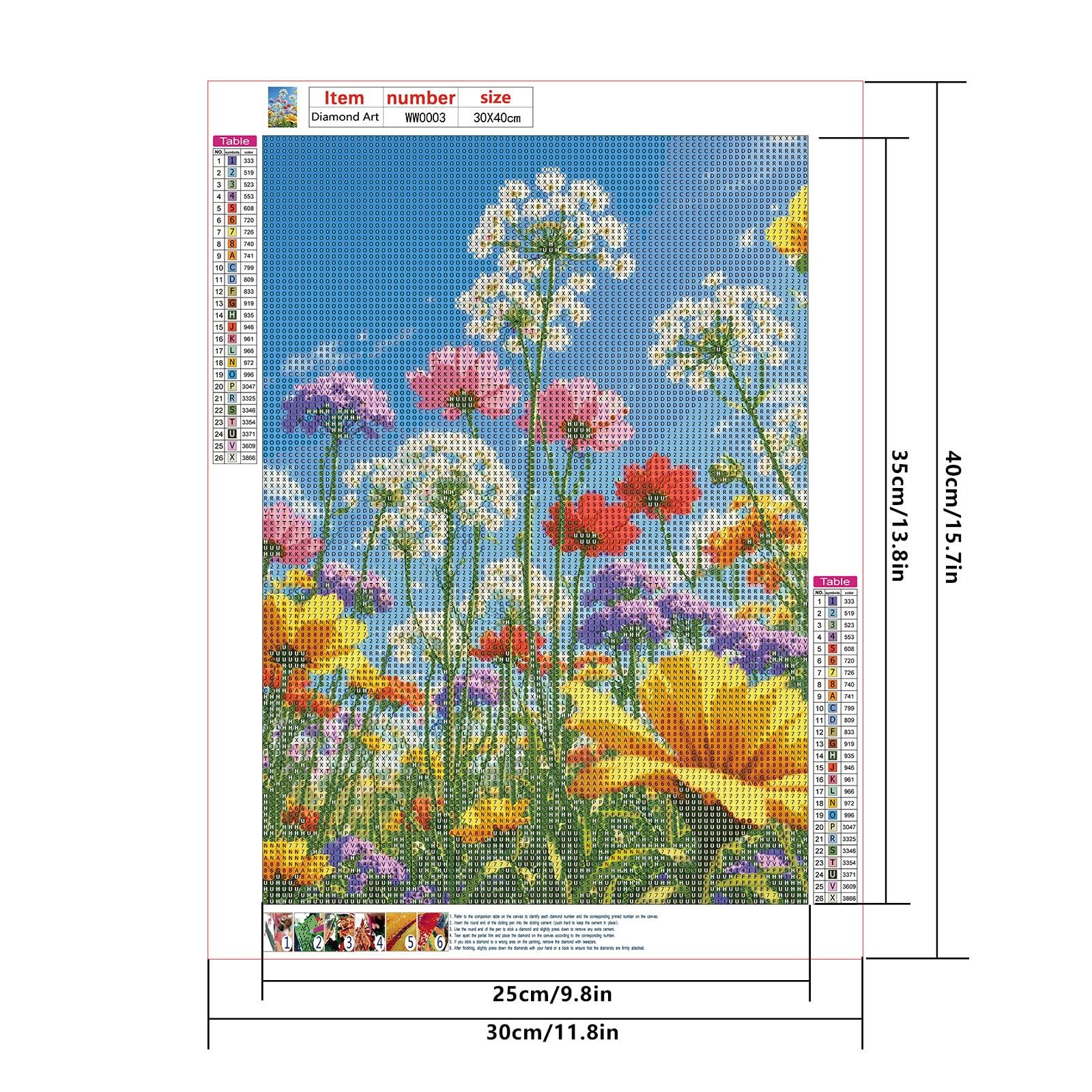 Diamond Art Painting Kits for Adults Beginner,colorful flowers DIY 5D Modern …